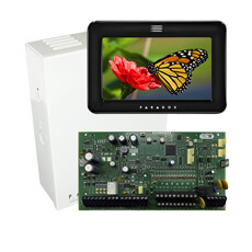 Kit de alarma Spectra SP7000+, 32 zone, cutie metalica, tastatura TM50 - Paradox SP7000+ BOX-TM50