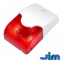 Sirena interior cu flash rosu, policarbonat, 110 dB - Stim LD95