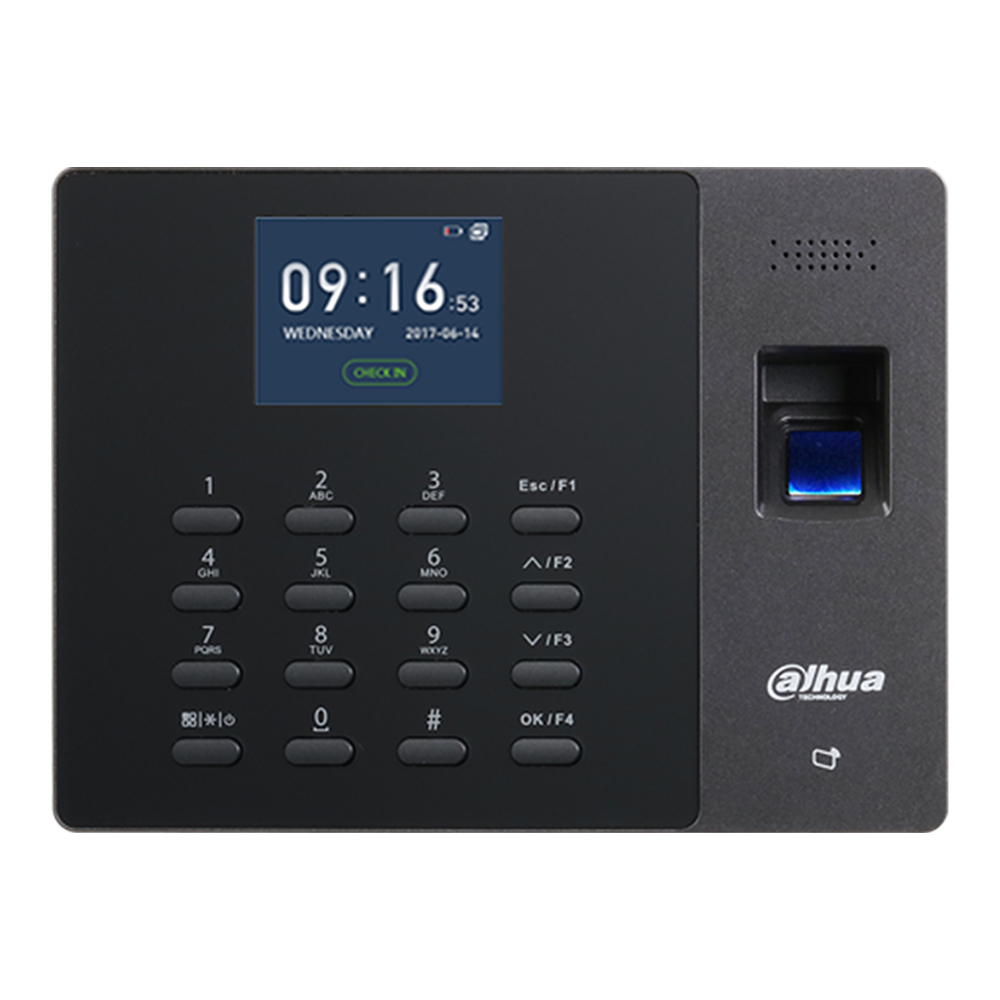 Terminal pentru pontaj, 2000 amprente, PIN, Card/Tag ID EM 125KHz - Dahua ASA1222G-D
