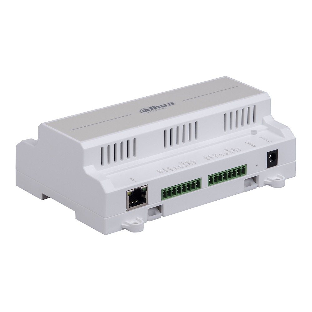 Modul control acces IP, PIN/card, amprenta, 100.000 carduri, 2 usi, 2 cititoare - Dahua ASC1202B-S