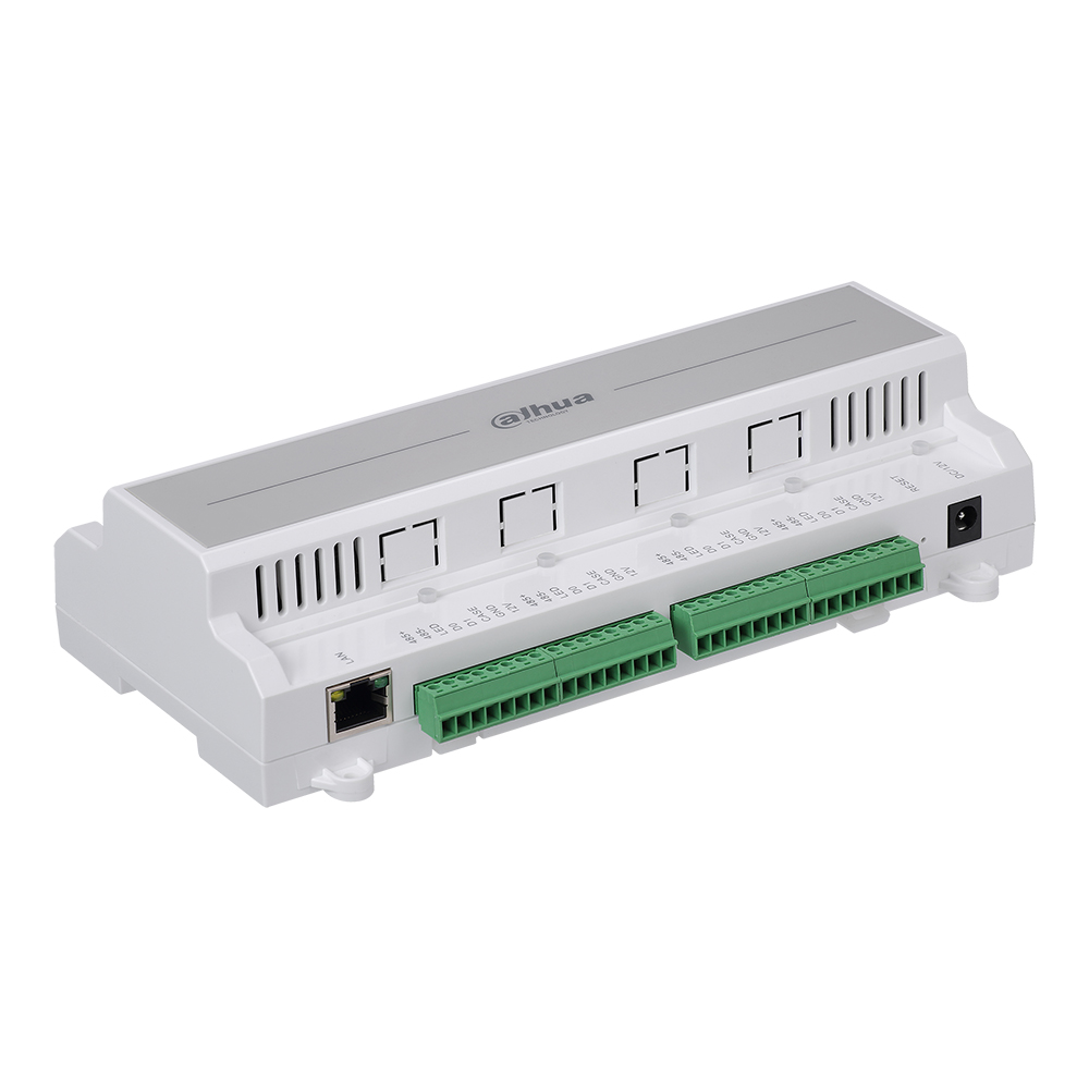Modul control acces IP, PIN/card, amprenta, 100.000 carduri, 4 usi, 4 cititoare - Dahua ASC1204B-S