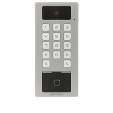 Control acces stand-alone, Camera 2MP, Card, Functie interfon - HikVision DS-K1T502DBWX-C