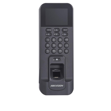 Post control acces stand-alone, pontaj, biometric, tag EM 125KHz, afisaj - HikVision DS-K1T804BEF