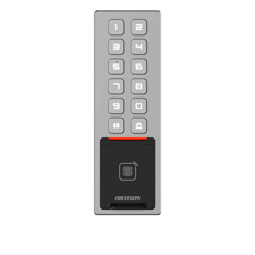 Cititor control acces standalone, amprenta, card, cod, Bluetooth - HikVision DS-K1T805MBFWX