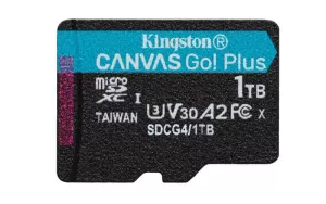 KINGSTON-SDCG4/1TB-1TB microSDXC Canvas Go Plus Gen4 200MB/ - Imagine 3