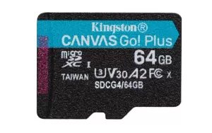 KINGSTON-SDCG4/64GB-64GB microSDXC Canvas Go Plus Gen4 200MB - Imagine 3