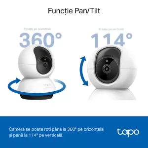 TP-LINK-TAPO C220-TAPO C220 WIFCAM PAN/TILT HOME SECURITY - Imagine 3
