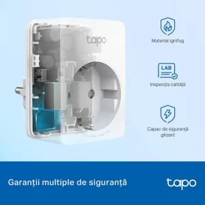TP-LINK-TAPO P100M-TP-LINK MINI SMART WI-FI PLUG - Imagine 3