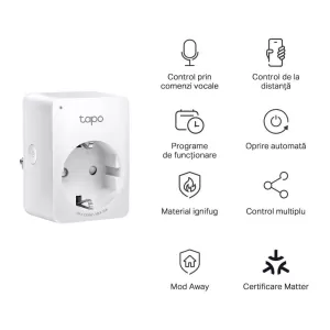 TP-LINK-TAPO P100M-TP-LINK MINI SMART WI-FI PLUG - Imagine 4
