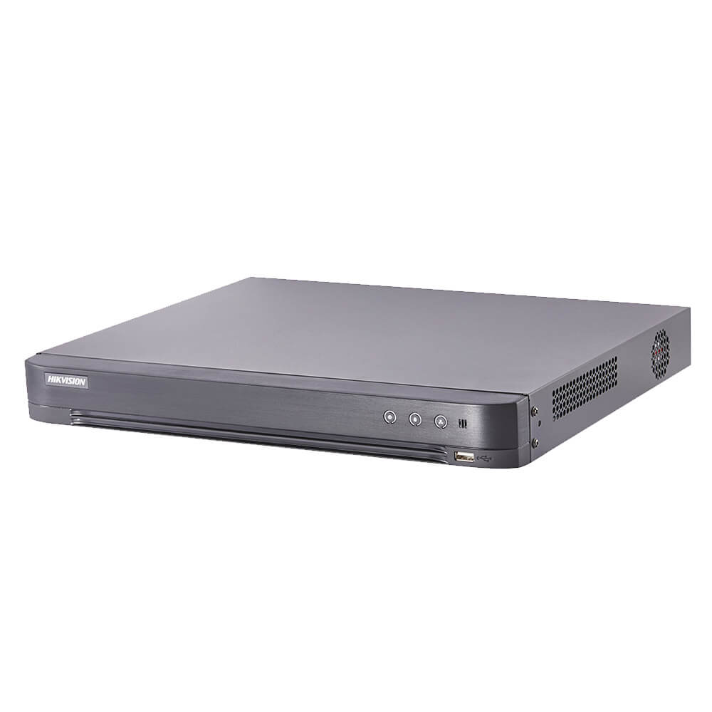 DVR 16 canale 5MP + 2 IP max 6MP, 2xHDD - HikVision DS-7216HUHI-K2