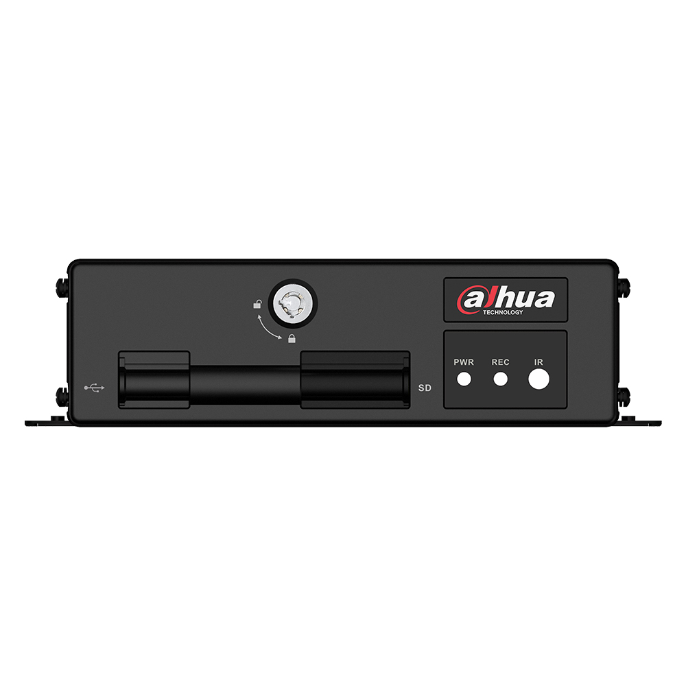 DVR auto 4ch. 2MP + 1ch. IP 2MP, GPS, Wi-Fi, 3G/4G, Gyro, 2x Slot Card - Dahua MXVR1004-GFWI