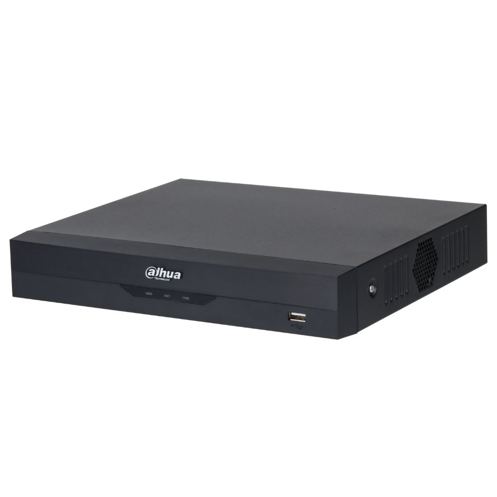 DVR 8 Ch, 5MP, Penta-brid, WizSense, 1U, 1xHDD, Audio Coaxial, P2P, SMD Plus - Dahua XVR5108HS-I3/T