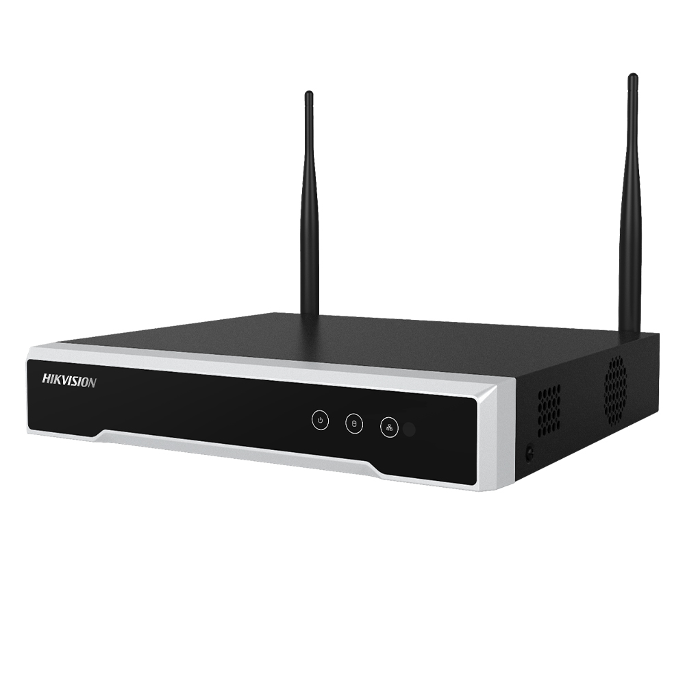 NVR 4 canale IP 4MP Wi-Fi, Bitrate 50 Mbps, Permite 1xHDD - HikVision DS-7104NI-K1/W/M C
