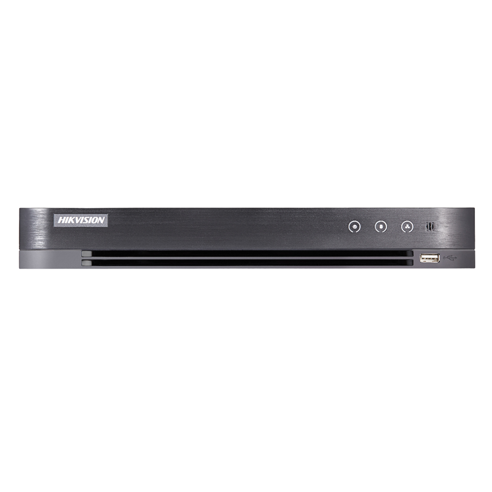 DVR Pentabrid 4 canale 8MP TVI + 4 canale IP 8MP, 1xHDD, VCA, IVS, Audio - HikVision DS-7204HTHI-K1S