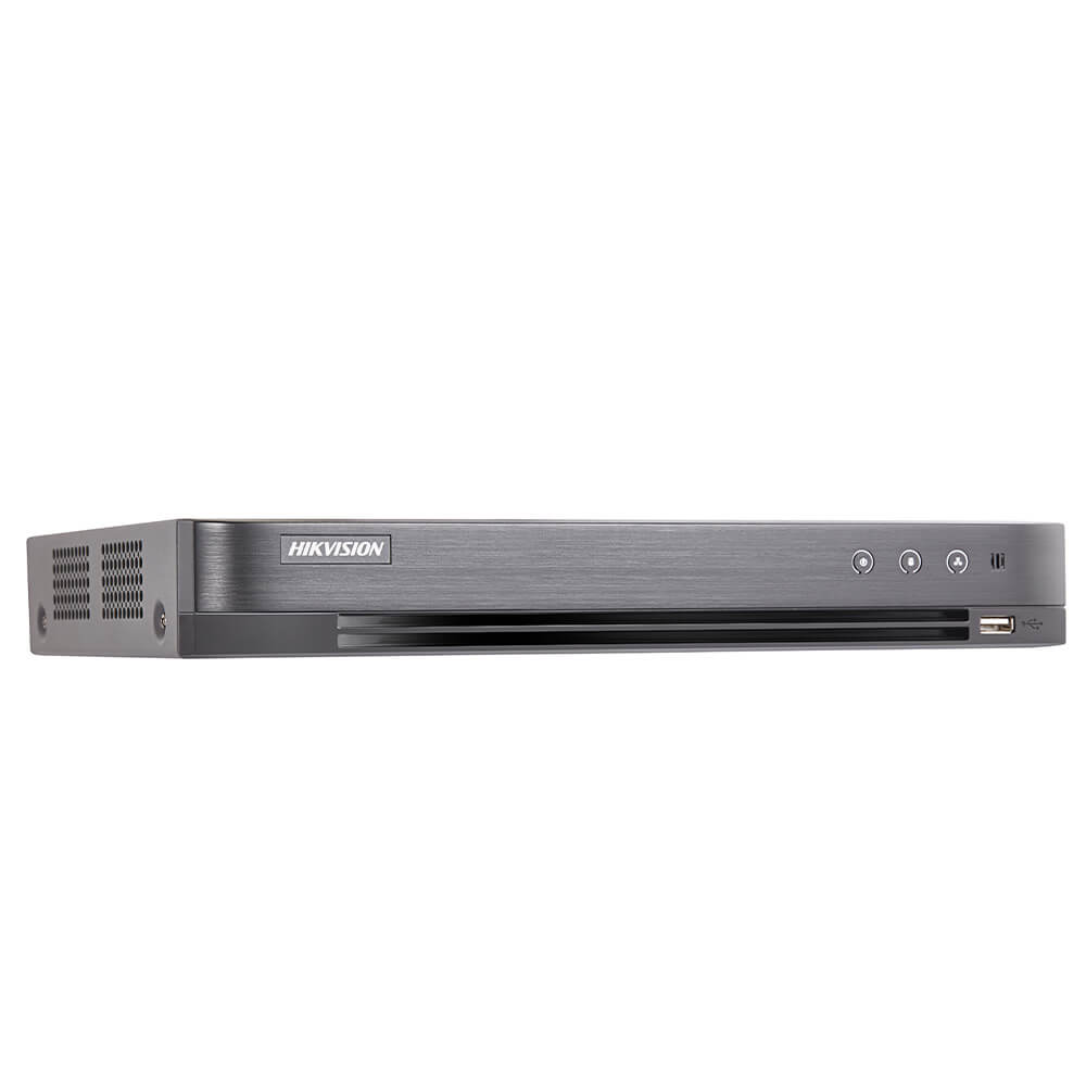DVR HD 16 canale 8MP + 16 canale IP 8MP, Pentabrid, 2 x HDD, 4 x audio - HikVision DS-7216HUHI-K2S