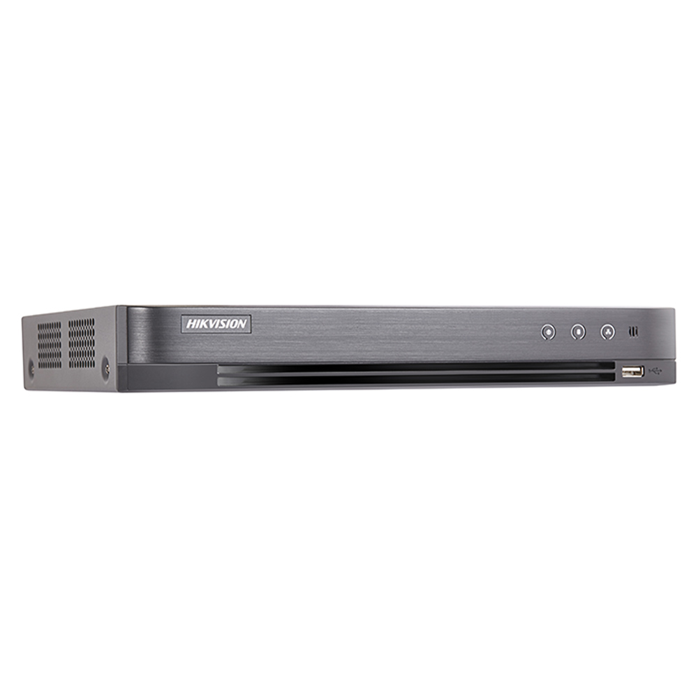 DVR 24 canale 2MP si 2 canale IP 5MP, Permite 2xHDD, H.265 Pro+, Audio - HikVision DS-7224HGHI-K2