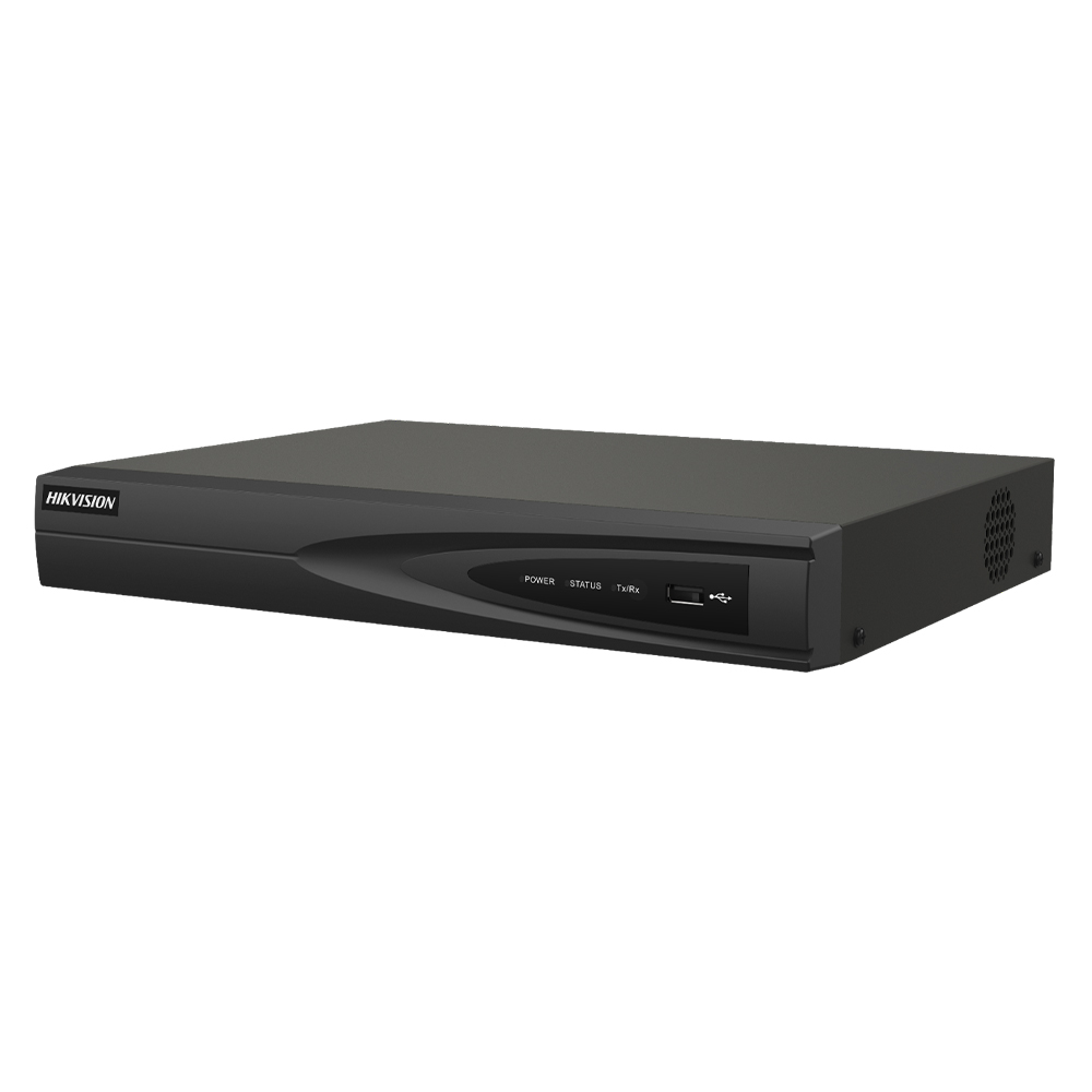 NVR 4 canale IP 8MP, 80Mbps, Permite 1xHDD, IVS - HikVision DS-7604NI-K1 C