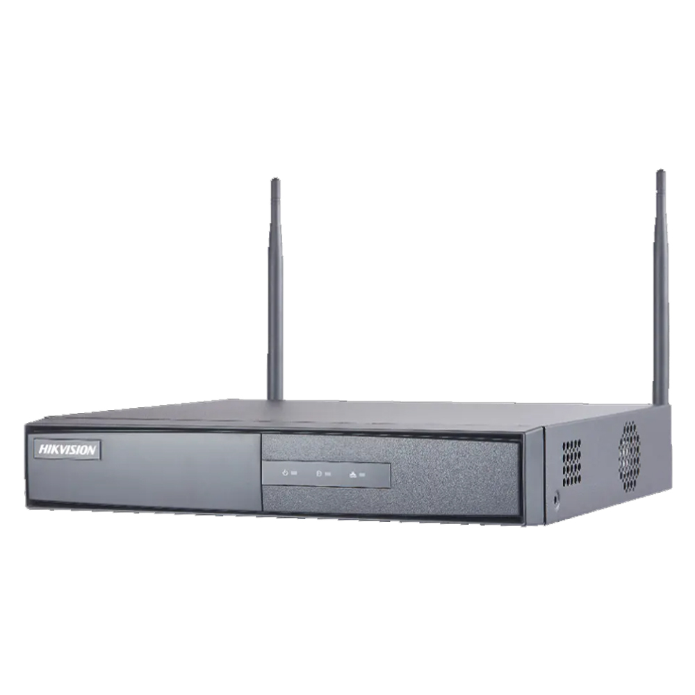 NVR Wireless 4ch IP 5MP, 1x HDD, 50 Mbps, VCA, H.265+ - HikVision DS-7604NI-L1/W