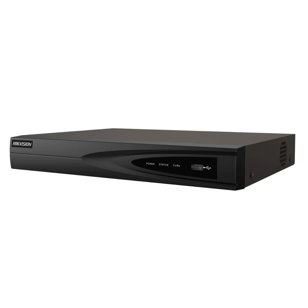 NVR 8 canale IP, 1xHDD, VCA, 80Mbps, 8xPoE - HikVision DS-7608NI-K1/8P B