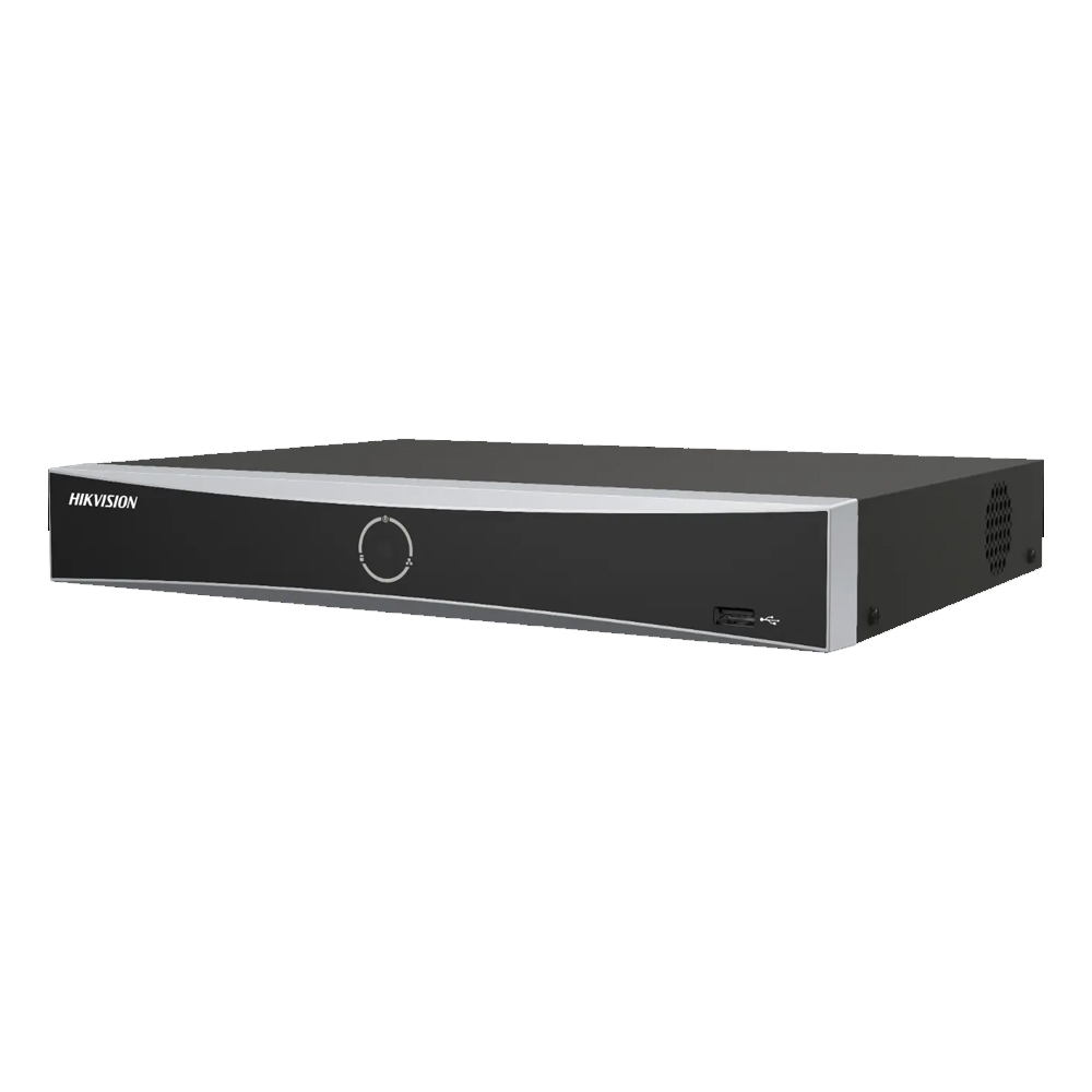 NVR 8 canale IP 12MP, AcuSense, 1xHDD, H.265+, 80Mbps, IVS, Alarma - HikVision DS-7608NXI-K1-A