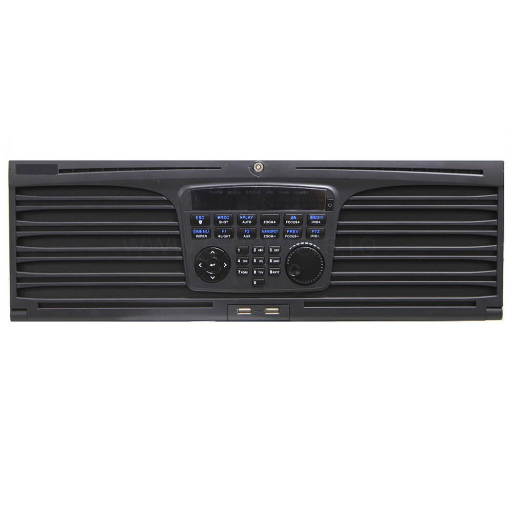 NVR 64 canale maxim 12MP, 16 x HDD - HikVision DS-9664NI-I16