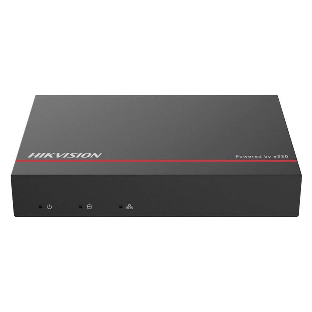 NVR compact 4ch IP 4MP, 4x PoE, eSSD 1TB inclus, 40 Mbps - HikVision DS-E04NI-Q1-4P1T
