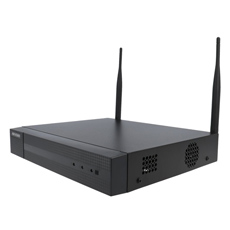 NVR 4 Canale IP, 6MP, H.265+, 1xHDD, Wi-Fi, IVS - HikVision HiWatch HWN-2104MH-W