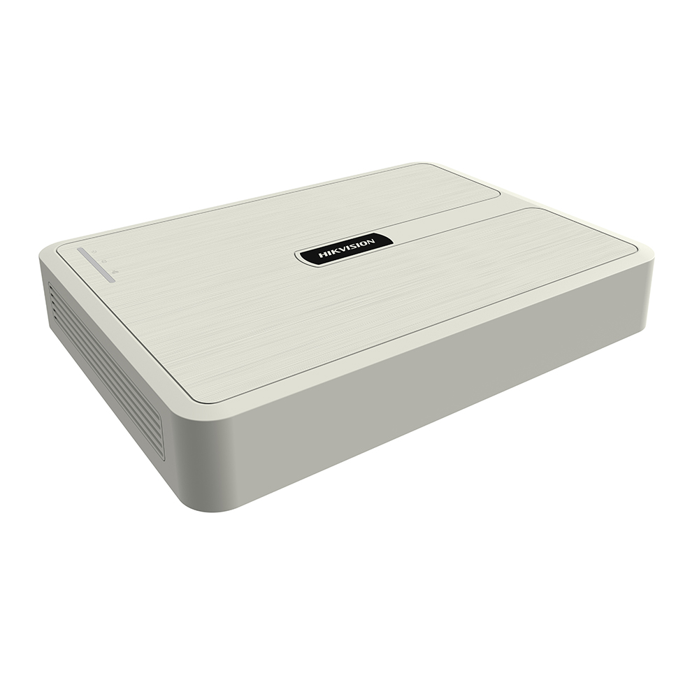 NVR 8 canale IP 4MP, Permite 1xHDD, IVS, H.265+, 8x PoE, 60 Mbps - HikVision HiWatch HWN-2108H-8P(C)