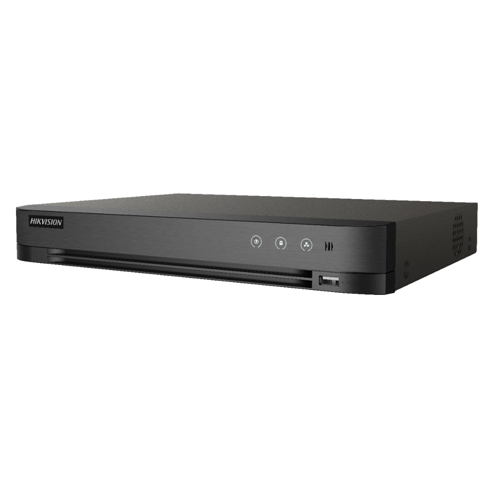 DVR Pentabrid 4 canale 8MP +2 IP de 8MP , Permite 1xHDD, H.265 Pro+ - HikVision IDS-7204HUHI-M1/SC