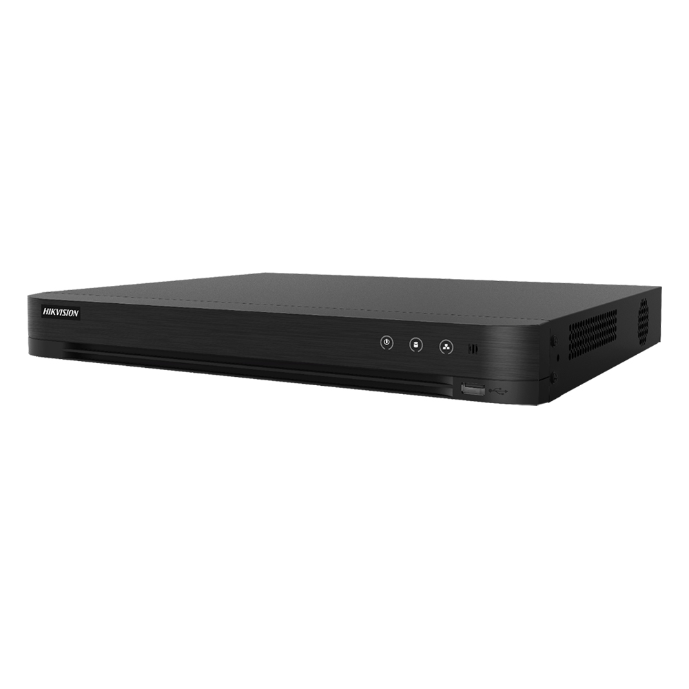 [RESIGILAT] DVR Pentabrid 8 canale+ 4 canale IP 8MP, Permite 2xHDD, Audio, Alarma - HikVision IDS-7208HUHI-M2SAC-RMA