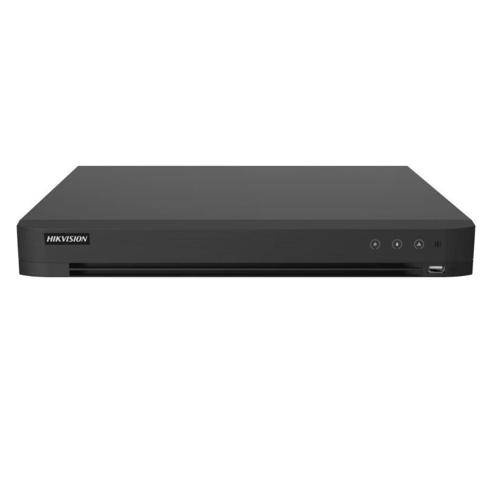 DVR 16-ch 8MP, AcuSense, 32 IP, Rec. Facială, H.265 Pro+, 1U - HikVision IDS-7216HUHI-M2/X/4A-16/4