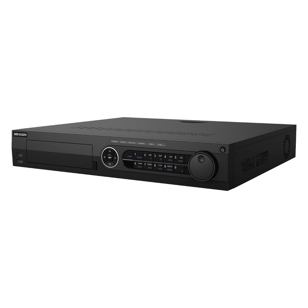 DVR 16ch 4MP inregistrare 4MP-N + 4ch IP 6MP, 4x HDD, Audio, Alarma - HikVision IDS-7316HQHI-M4/S