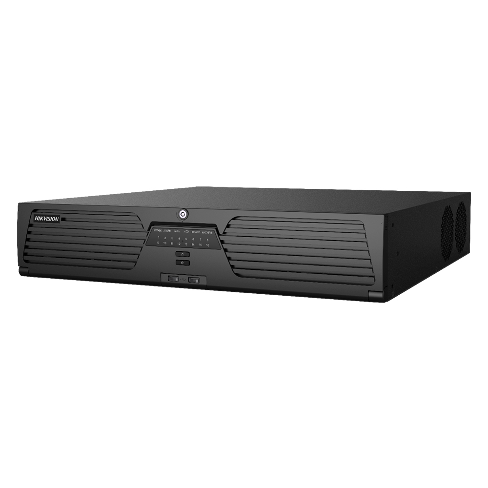 NVR 16 ch. IP 12MP, AcuSense, 320Mbps, IVS, 8xHDD, Functii RAID, POS - HikVision iDS-9616NXI-I8/X B