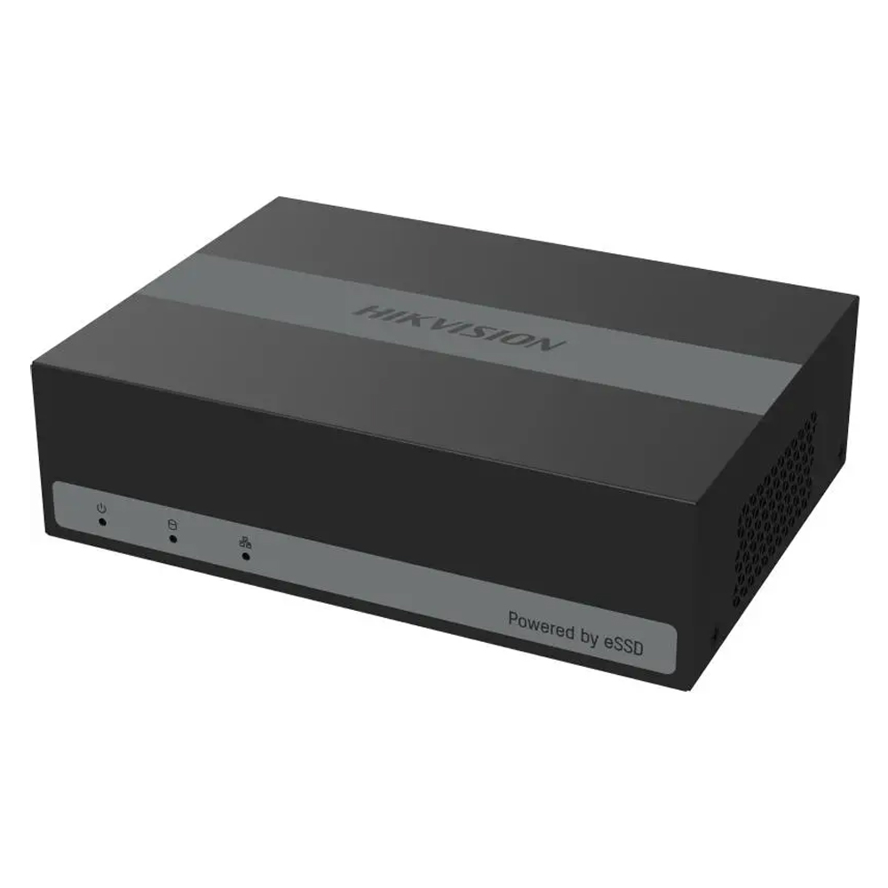 eDVR 4ch(1x8MP 3x5MP) + 2ch IP 8MP, 1x eSSD inclus, AcuSense, IVS - HikVision iDS-E04HUHI-B1TB