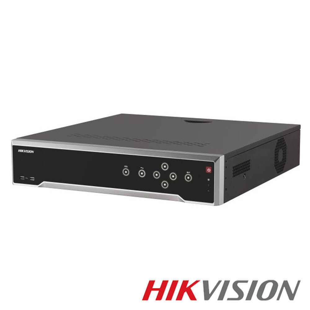 NVR 32 canale IP 8MP, 8xHDD - HikVision DS-8632NI-K8