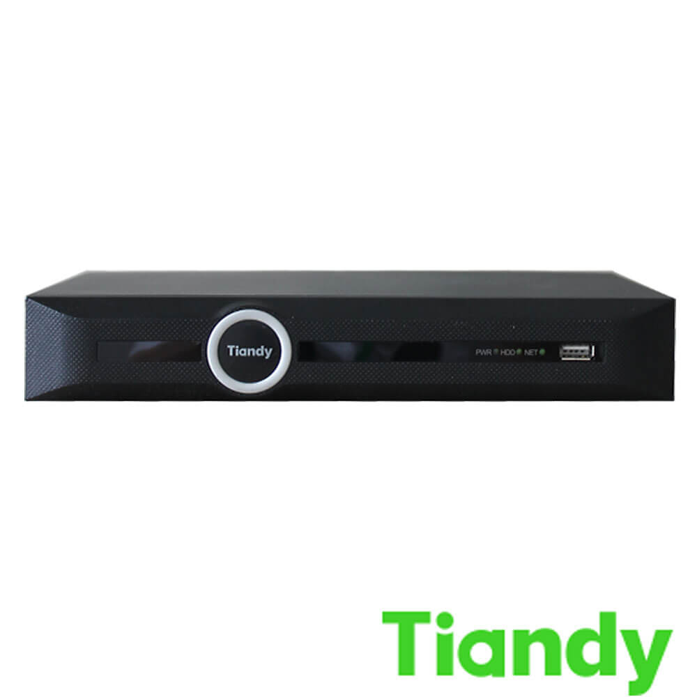 NVR 4 canale IP 6MP, 4 POE, Bitrate 40Mbps - Tiandy TC-NR4004M7-P1
