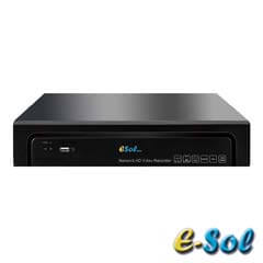 NVR 4 canale IP 8MP, Bitrate 80 Mbps, 2xHDD, 4 POE - e-Sol EN265/204-P