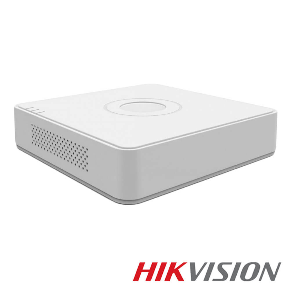 NVR 4 canale IP 4MP, Bitrate 40Mbps, 4 POE - HikVision DS-7104NI-E1/4P