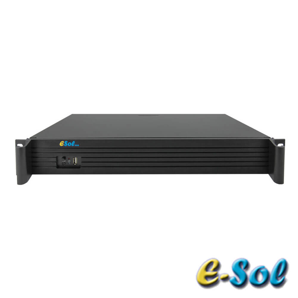 NVR 64 canale IP 5MP, 9xHDD - e-Sol EN265/964