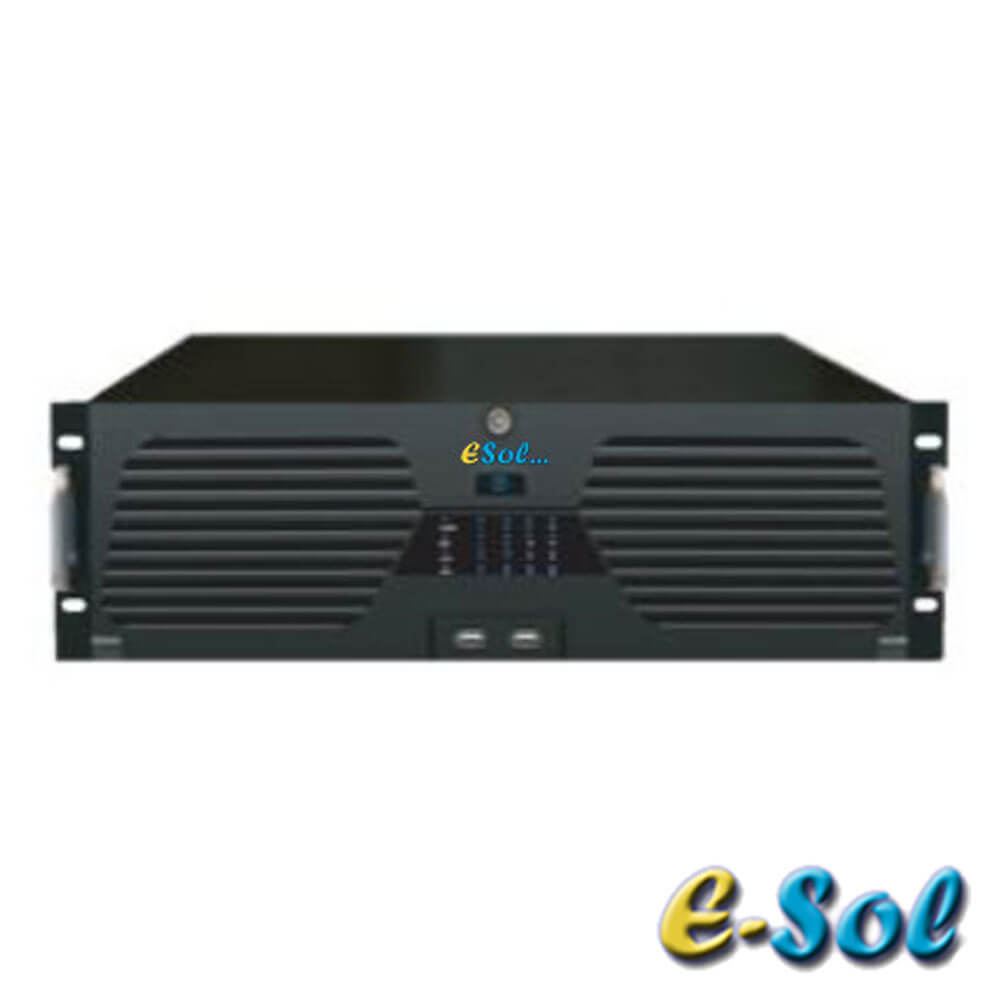 NVR 64 canale IP 8MP, Bitrate 640 Mbps, 16xHDD - e-Sol EN265/16-64