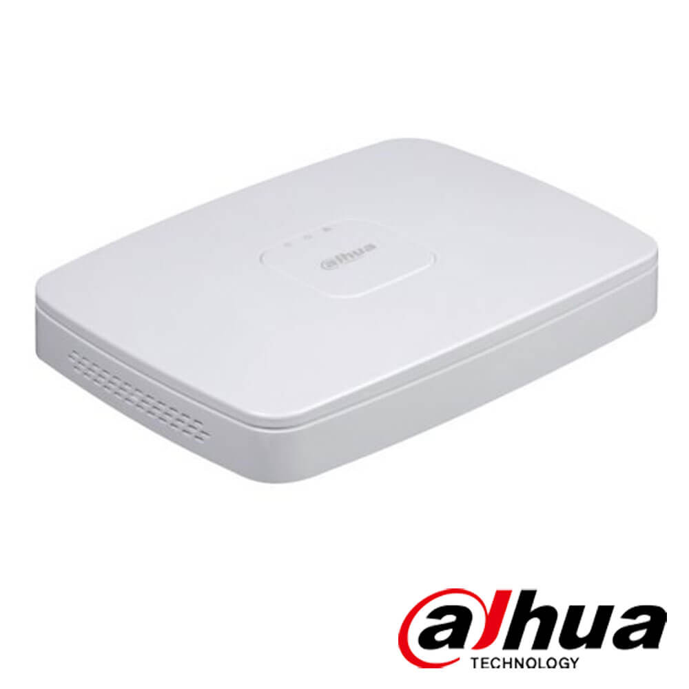NVR 8 canale IP 2MP, Bitrate 80 Mbps, 8 PoE, Permite 1xHDD - Dahua NVR2108-8P-4KS2