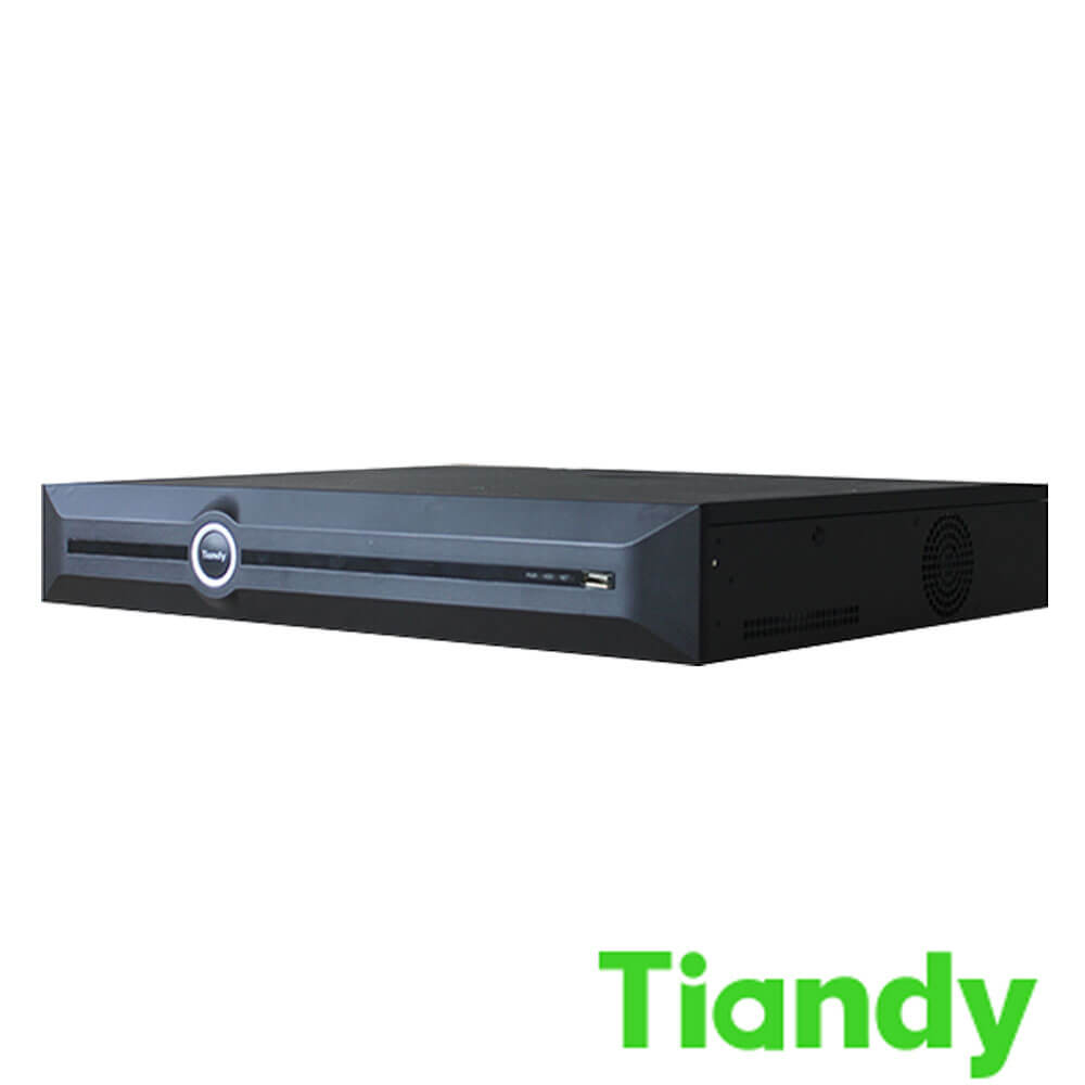 NVR 40 canale IP maxim 6MP, 4K, Bitrate 280Mbps, 4xHDD - Tiandy TC-NR5040M7-S4