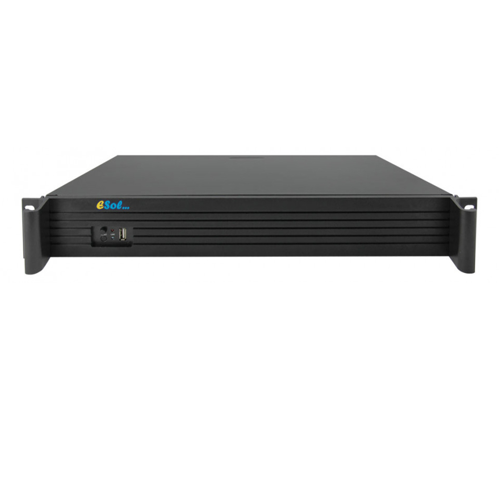 NVR 64 canale IP 8MP, H.265+, Permite 4xHDD - e-Sol EN265/464