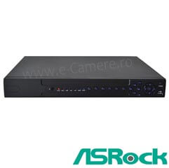 NVR 8 canale IP 1080P, 4 POE, Bitrate 80Mbps - ASRock AS-698DPL/POE