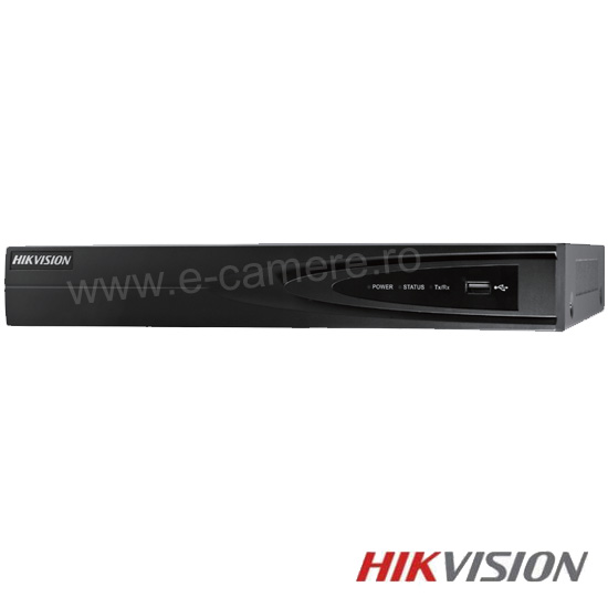 NVR 16 canale IP 5MP, 16 POE, Bitrate 160Mbps, 2xHDD - HikVision DS-7616NI-E2/16P/A