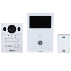 Kit videointerfon WiFi 2 fire, comunicare audio-video bidirecțională, monitor 4.3inch-Dahua KTX02(F)