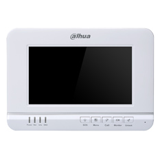 Post interior videointerfon IP, 7 inch LCD, Micro SD integrat, Butoane mecanice - Dahua VTH1520A