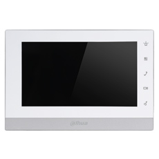 Post interior videointerfon IP 7 inch LCD tactil, stocare Micro SD, integrare alarmă - Dahua VTH1550CH-S2