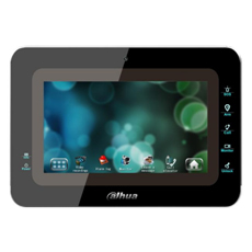 Post interior videointerfon IP cu ecran tactil 7 inch, PoE si 8 intrari alarma - Dahua VTH1560B