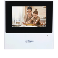 Post interior videointerfon wireless 2,4GHz, PoE, ecran tactil 4.3inch - Dahua VTH2611L-WP